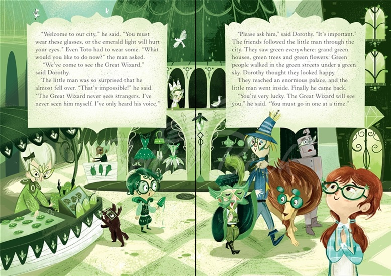 Книга Usborne English Readers Level 3 The Wizard of Oz зображення 2