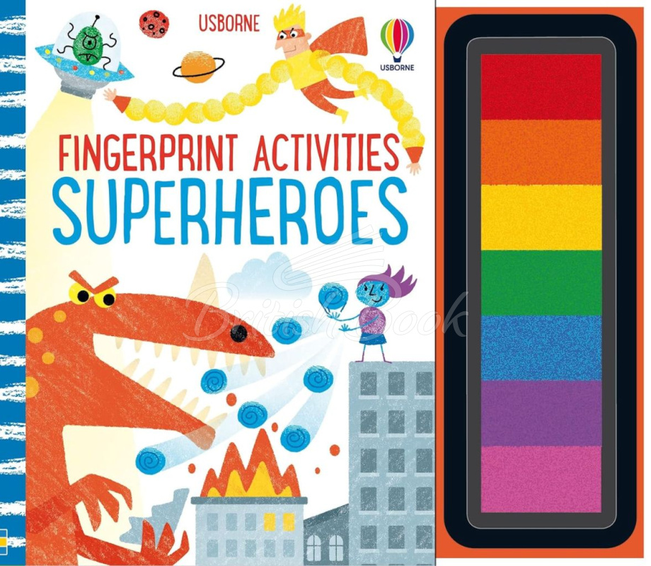 Книга Fingerprint Activities: Superheroes зображення