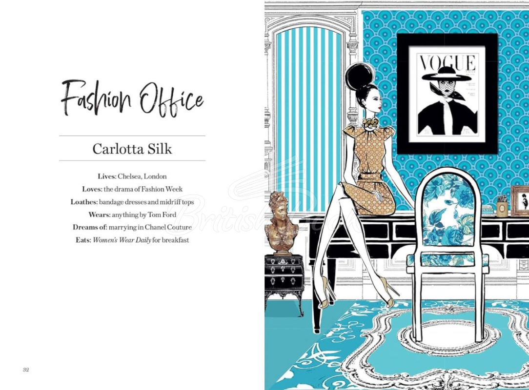 Книга Fashion House: Illustrated Interiors from the Icons of Style зображення 4