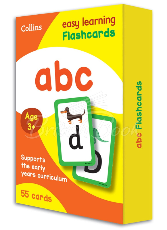 Картки Collins Easy Learning Preschool: abc Flashcards зображення 1