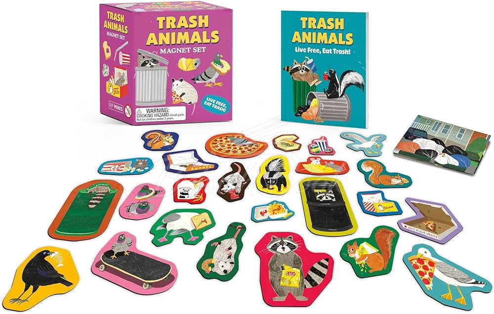 Набір Trash Animals Magnet Set зображення 1