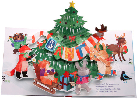 Книга Santa's Tree: A Pop-up Tale of Christmas in The Forest зображення 1