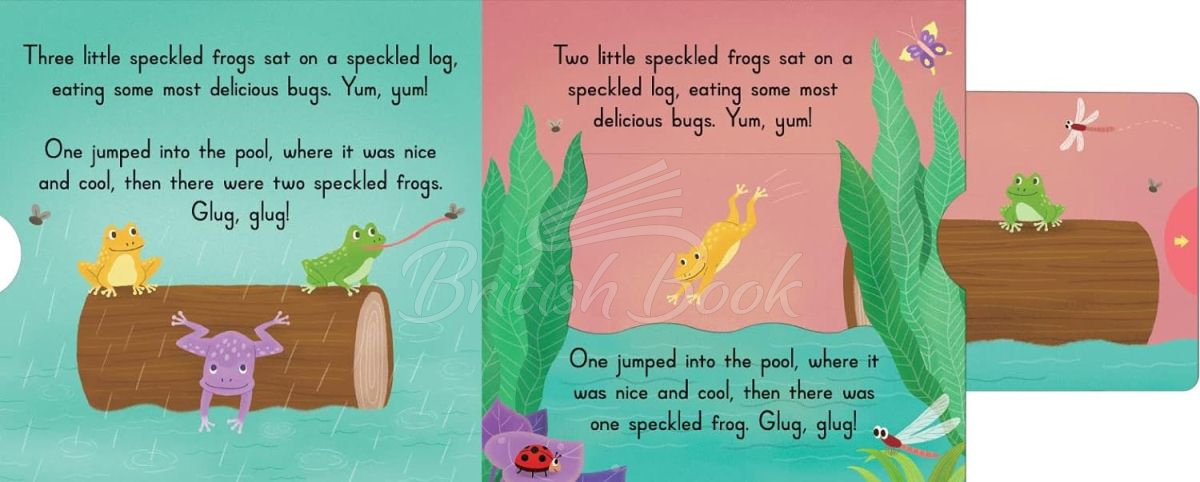 Книга Sing Along With Me! Five Little Speckled Frogs зображення 6