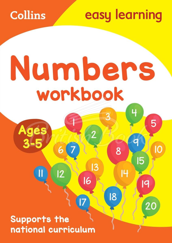 Книга Collins Easy Learning Preschool: Numbers Workbook (Ages 3-5) зображення