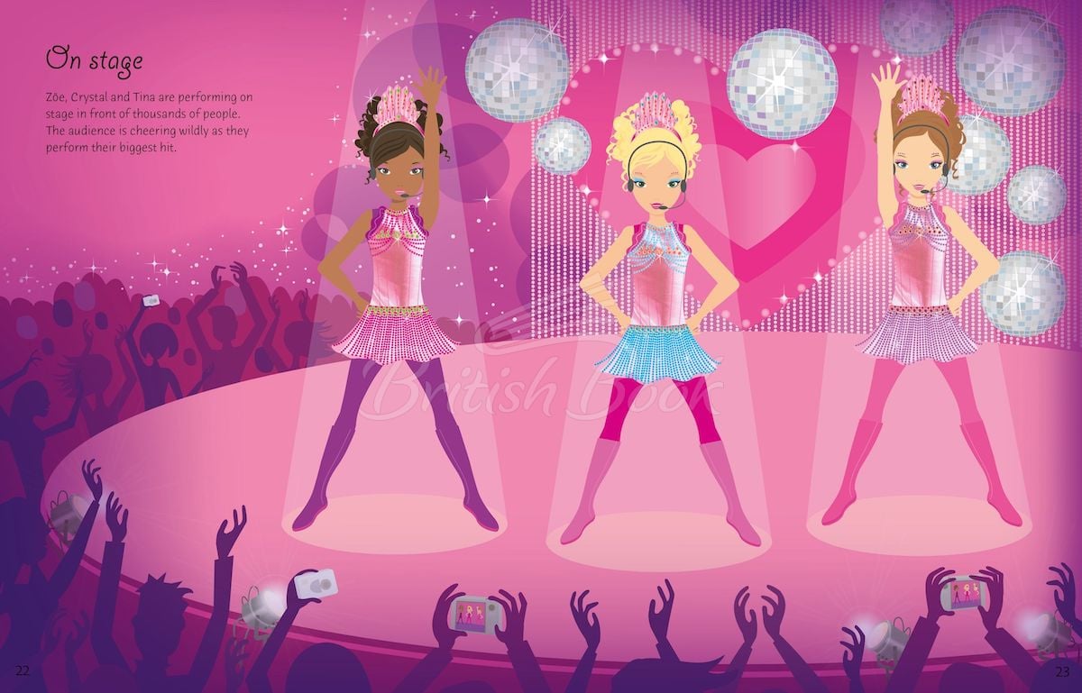 Книга Sticker Dolly Dressing: Popstars зображення 5