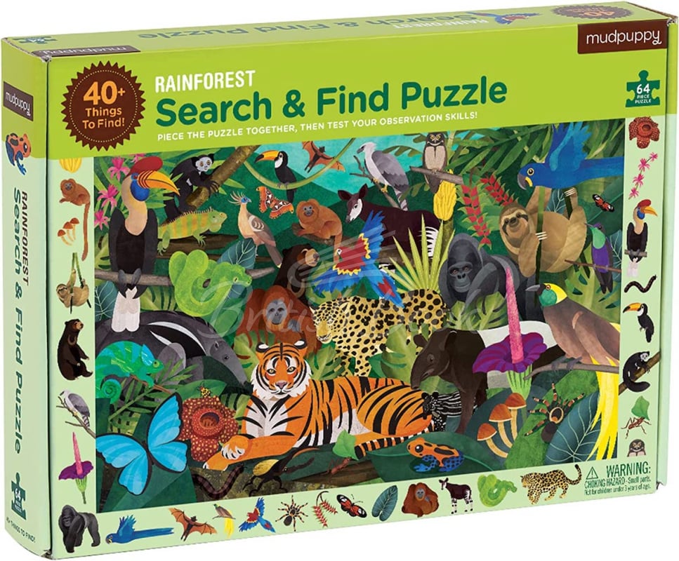 Пазл Rainforest Search and Find Puzzle изображение