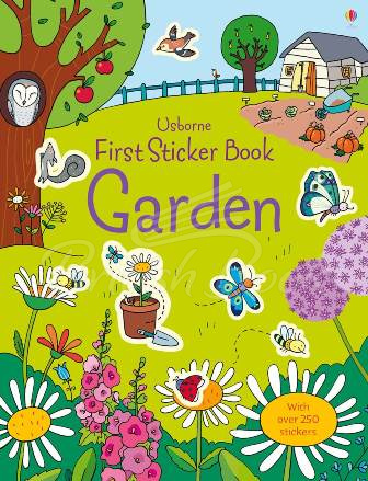 Книга First Sticker Book: Garden зображення