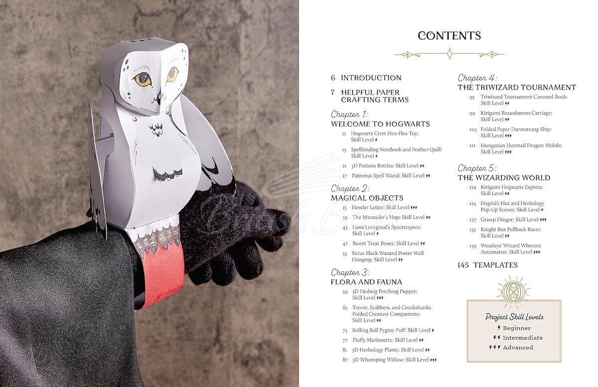 Книга Harry Potter: Magical Paper Crafts изображение 2