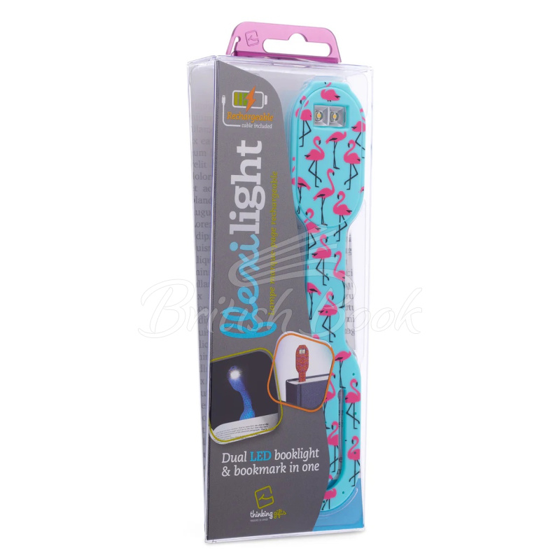 Ліхтарик для книжок Flexilight Rechargeable Flamingo зображення 2