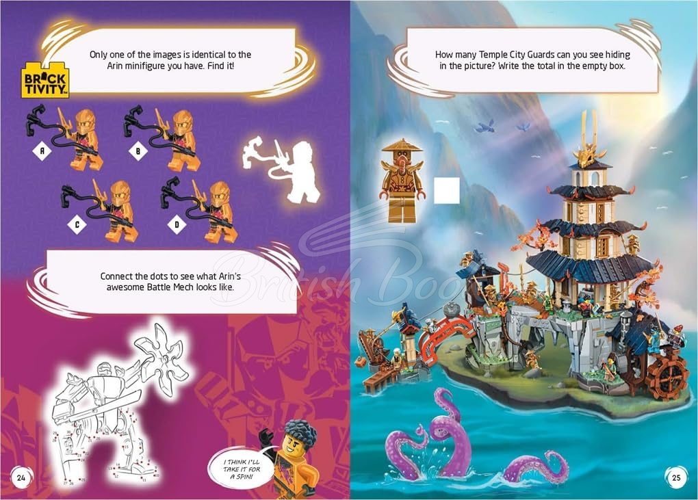 Книга LEGO NINJAGO: Ninja's Journey Activity Book зображення 4