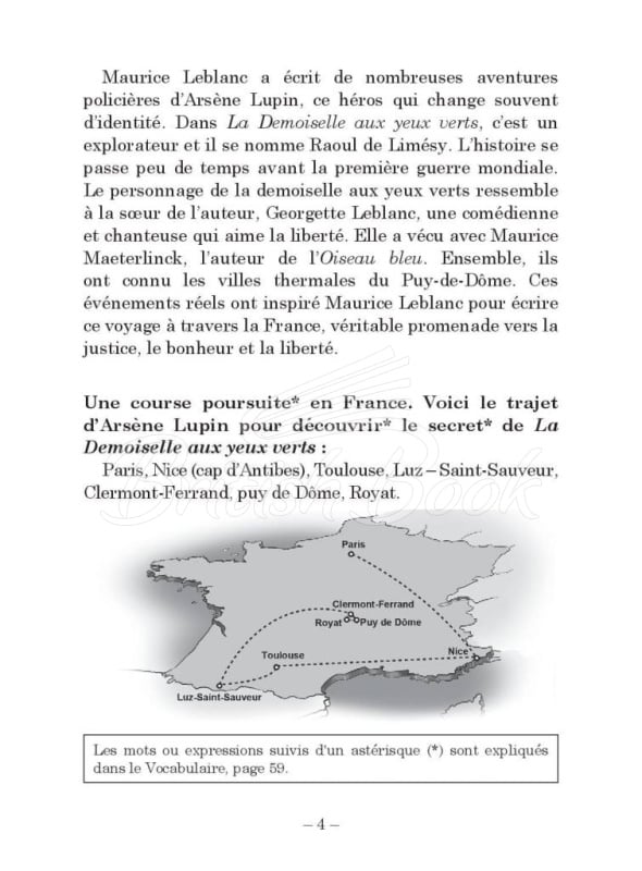 Книга Lectures en Français Facile Niveau 2 Arsène Lupin: La demoiselle aux yeux verts зображення 2