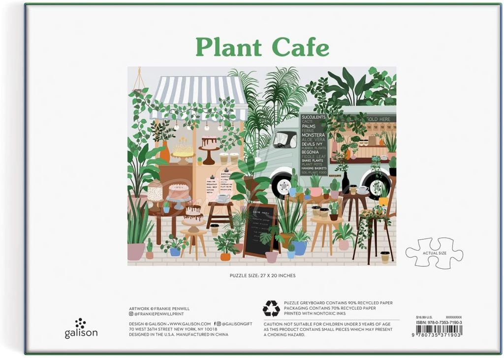 Пазл Plant Cafe 1000 Piece Puzzle изображение 3