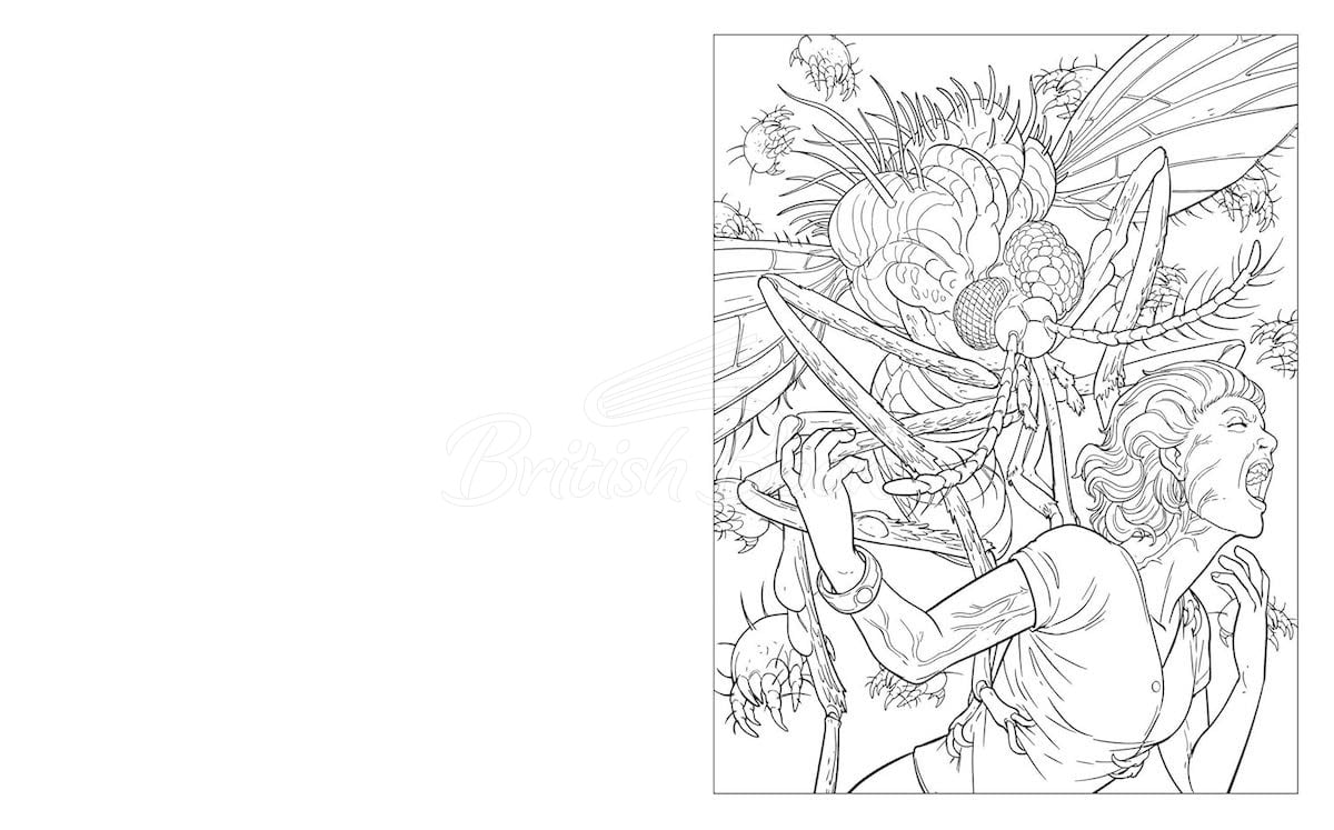 Книга The Totally Gruesome Horror Colouring Book изображение 1