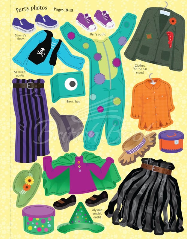 Книга Sticker Dolly Dressing: Halloween Party изображение 10