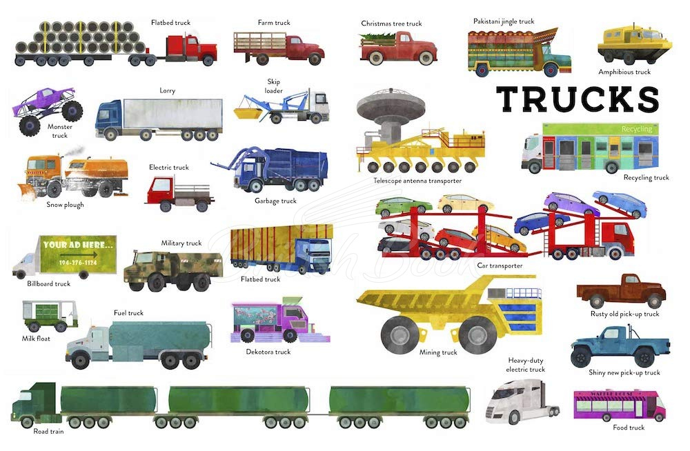 Книга Trucks! (and Other Things with Wheels) изображение 1