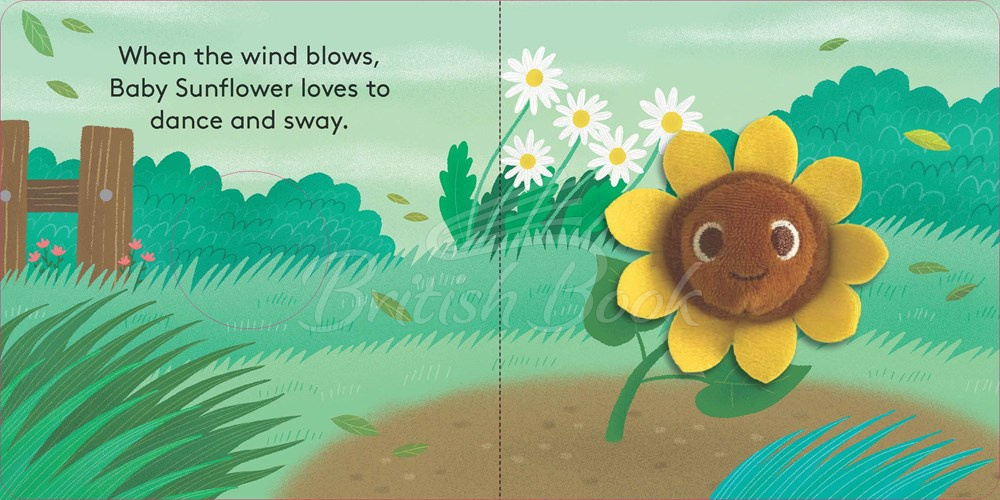 Книга Baby Sunflower Finger Puppet Book изображение 5