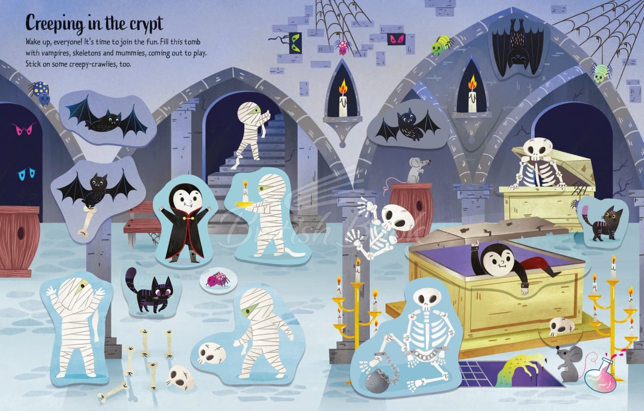 Книга First Sticker Book: Halloween изображение 3