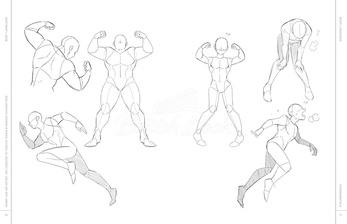 Книга Draw Like an Artist: 100 Lessons to Create Anime & Manga Characters изображение 2
