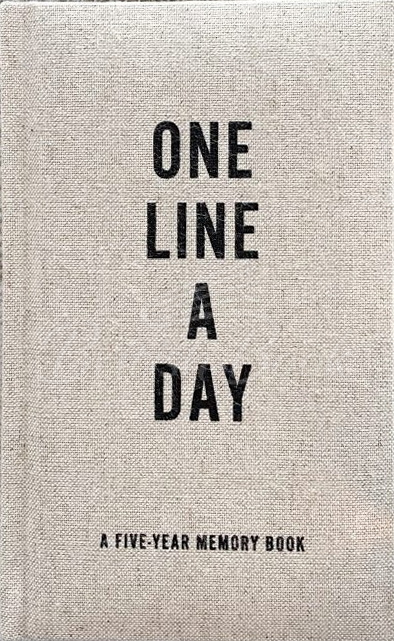 Ежедневник Canvas One Line A Day: A Five-Year Memory Book изображение