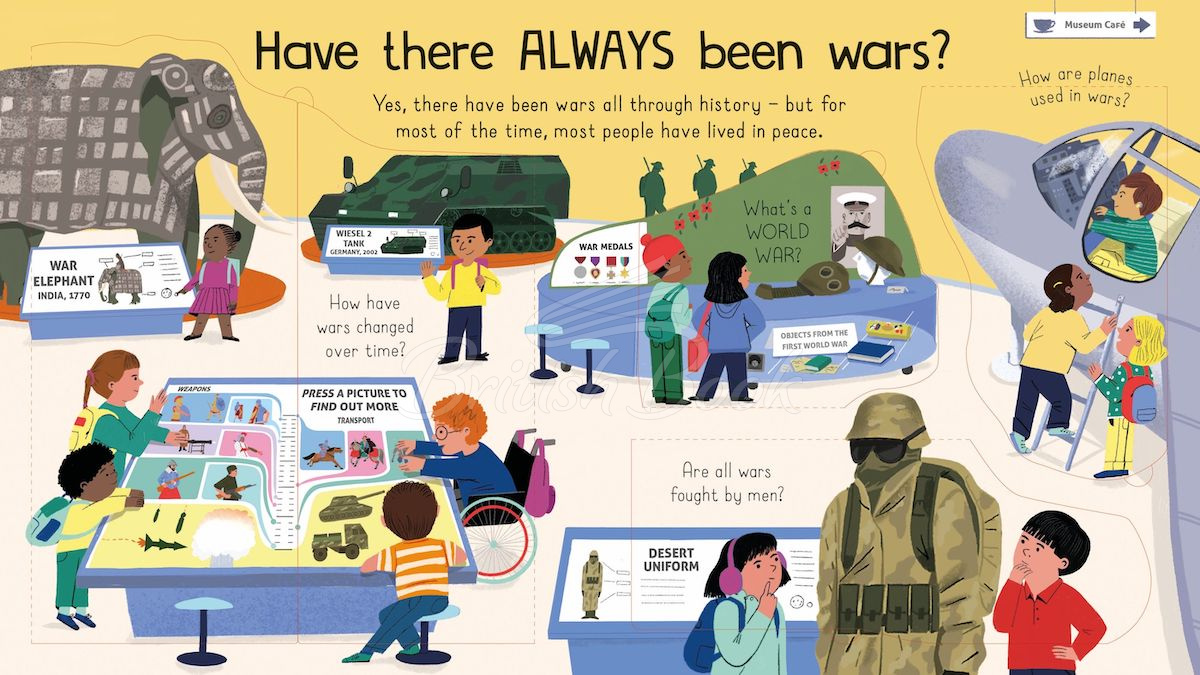 Книга Lift-the-Flap First Questions and Answers: Why are there Wars? зображення 3