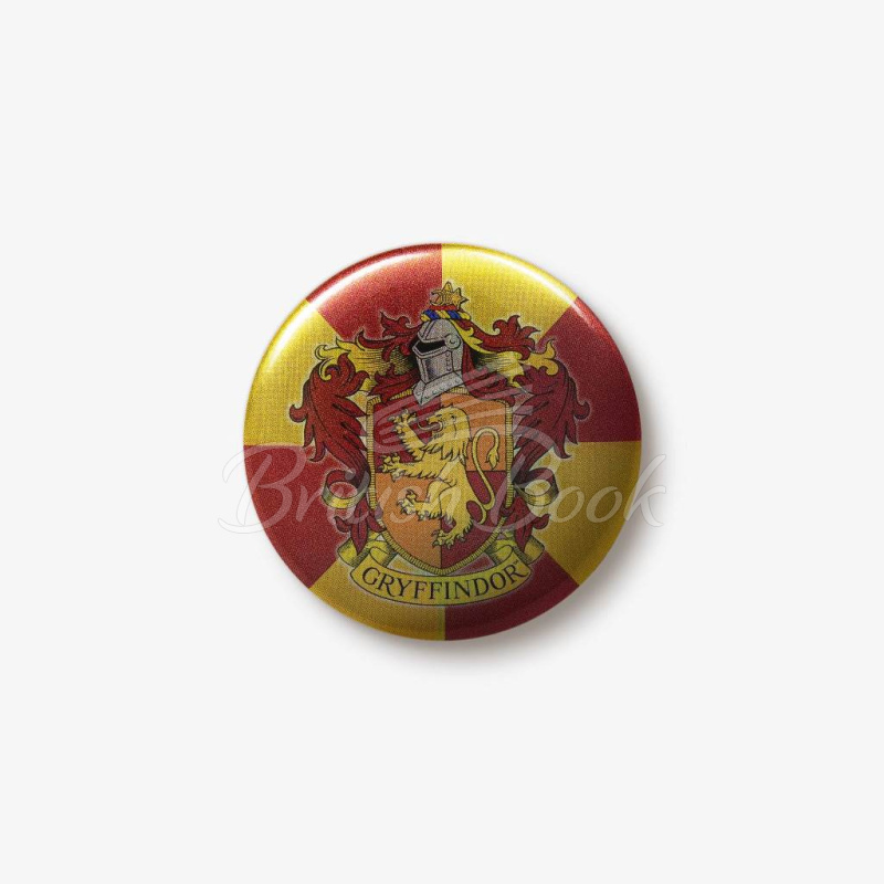 Значок Hogwarts: Gryffindor House Crest Button Badge изображение
