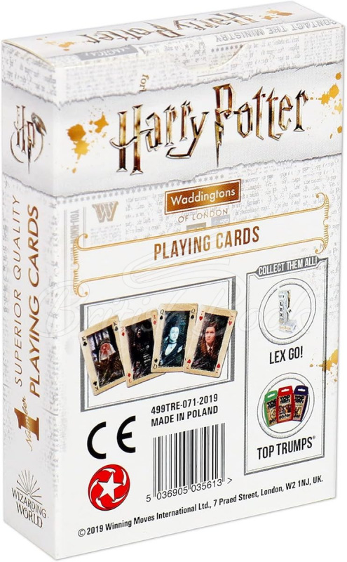Гральні карти Waddingtons No.1 Playing Cards Harry Potter зображення 1