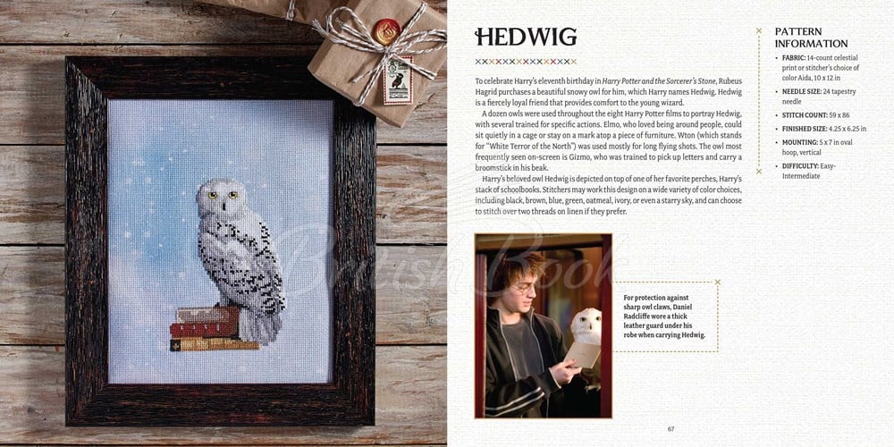 Книга Harry Potter: The Official Hogwarts Book of Cross-Stitch зображення 3