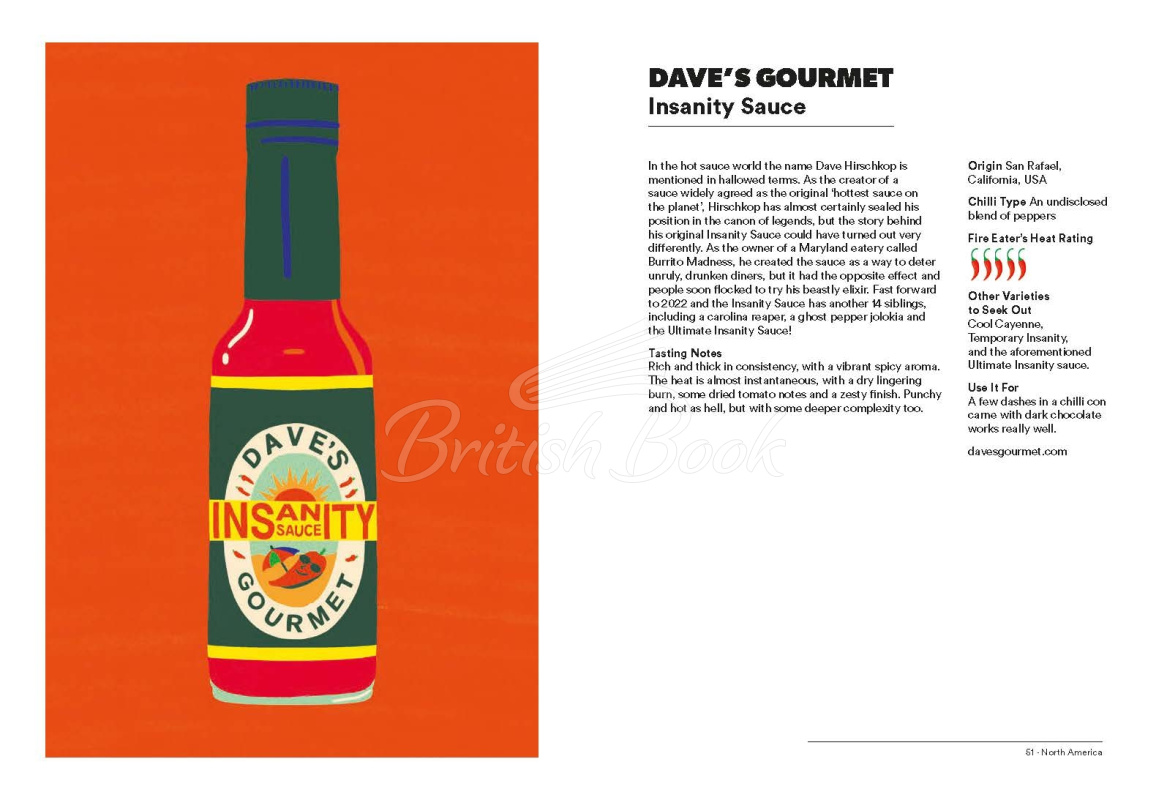 Книга Hot Sauce: A Fiery Guide to 101 of the World's Best Sauces зображення 4