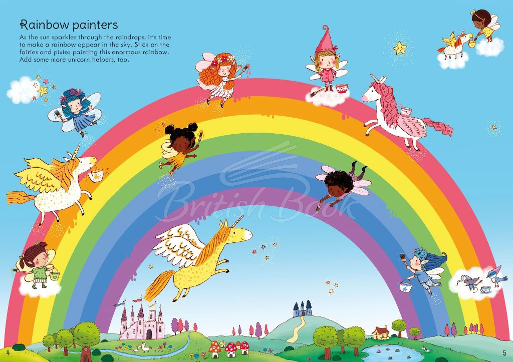 Книга Little First Stickers: Rainbows зображення 3