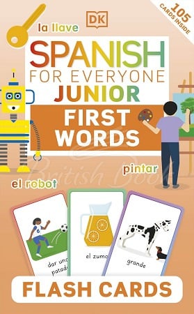 Карточки Spanish for Everyone Junior: First Words Flash Cards изображение