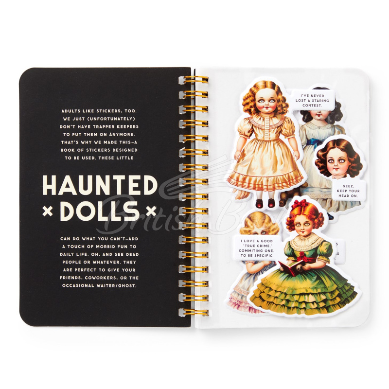 Стікербук Haunted Dolls Sticker Book зображення 1
