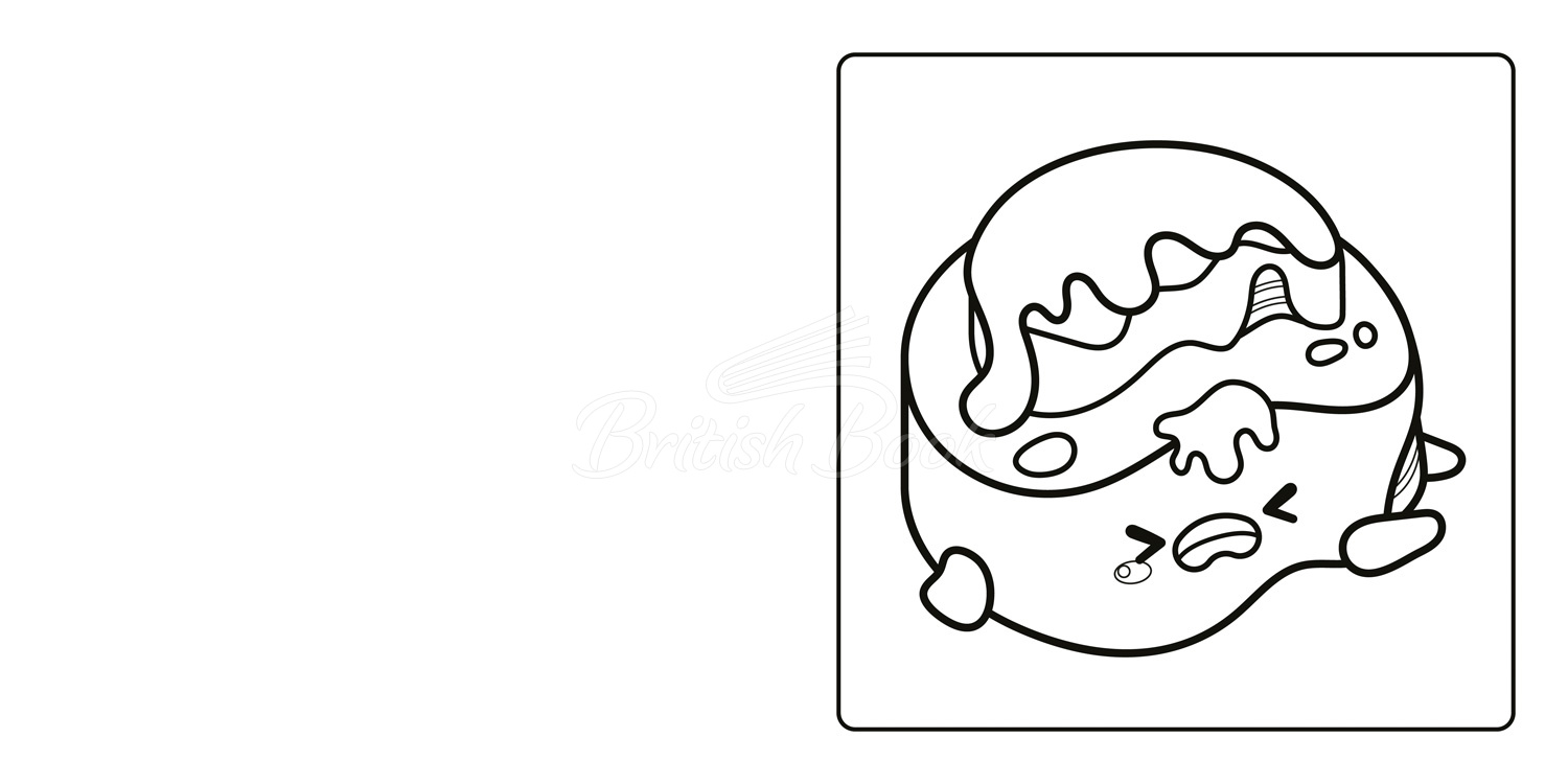Книга Cosy Cute Yum Yum Colouring Book изображение 2
