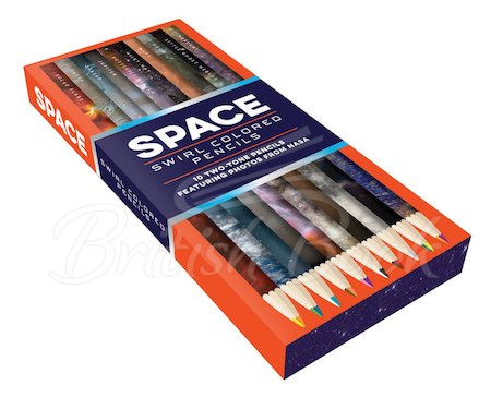 Набір Space Swirl Colored Pencils: 10 Two-Tone Pencils зображення