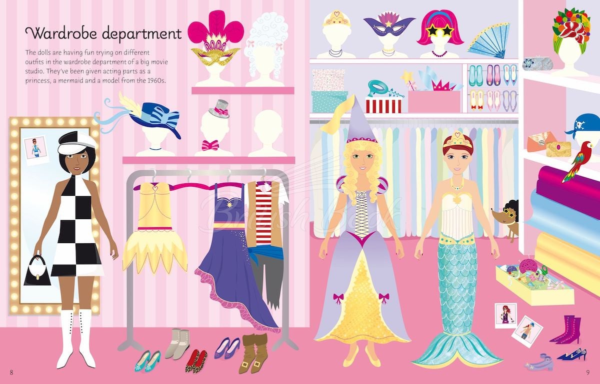 Книга Sticker Dolly Dressing: Movie Stars зображення 3
