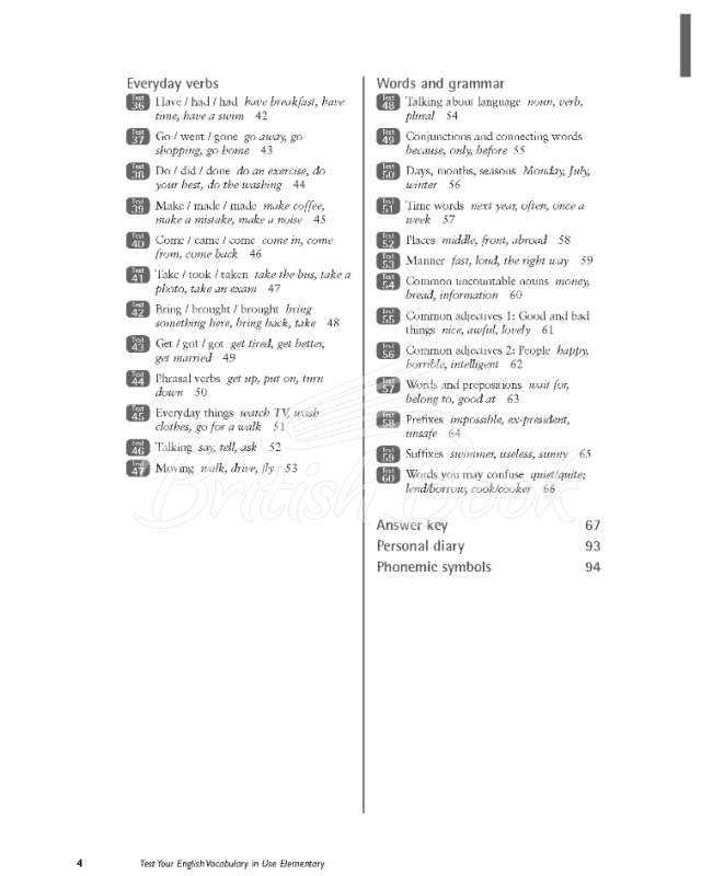 Книга Test Your English Vocabulary in Use Second Edition Elementary with answers изображение 2