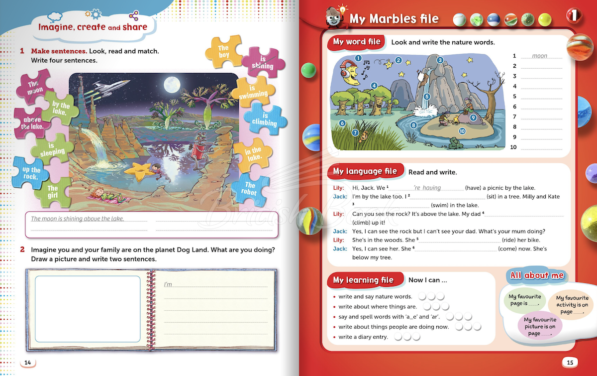 Робочий зошит Marbles 3 Activity Book with app and e-zonekids зображення 8