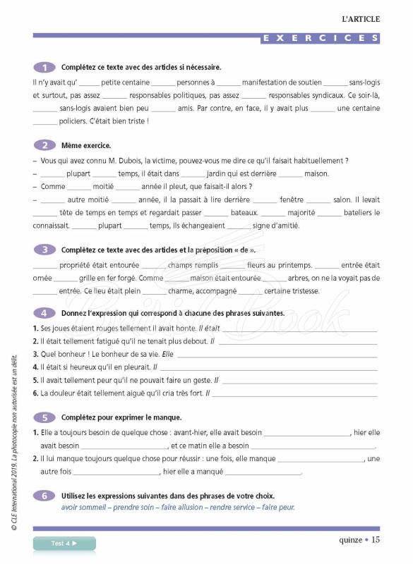 Книга Grammaire Progressive du Français 3e Édition Avancé изображение 12