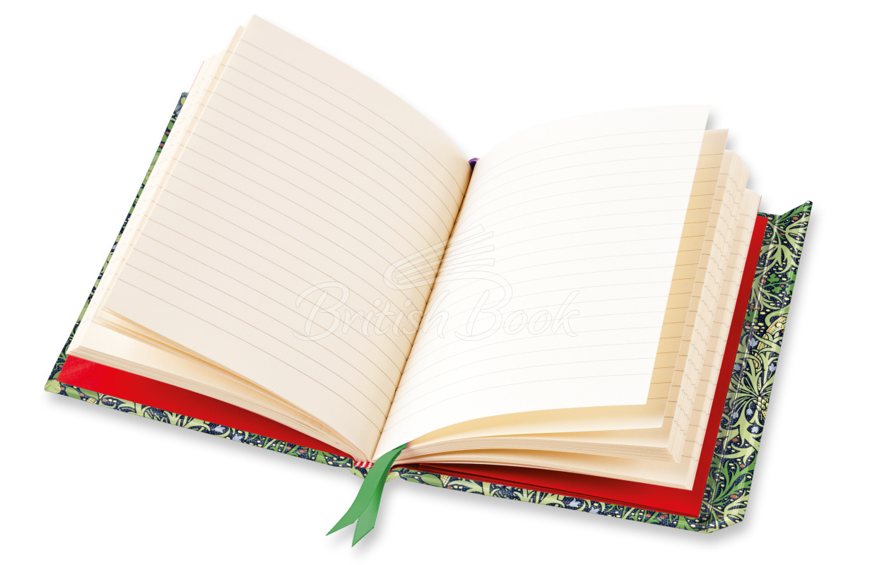 Блокнот William Morris: Seaweed Wallpaper Design Foiled Journal изображение 2