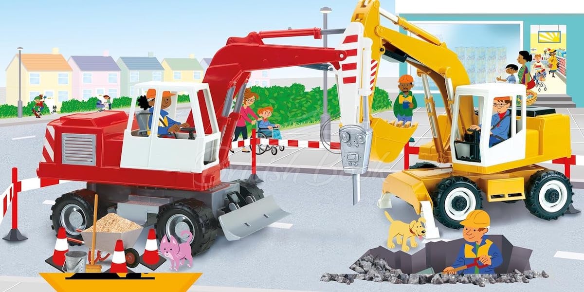 Книга Lift and Look: Diggers зображення 5