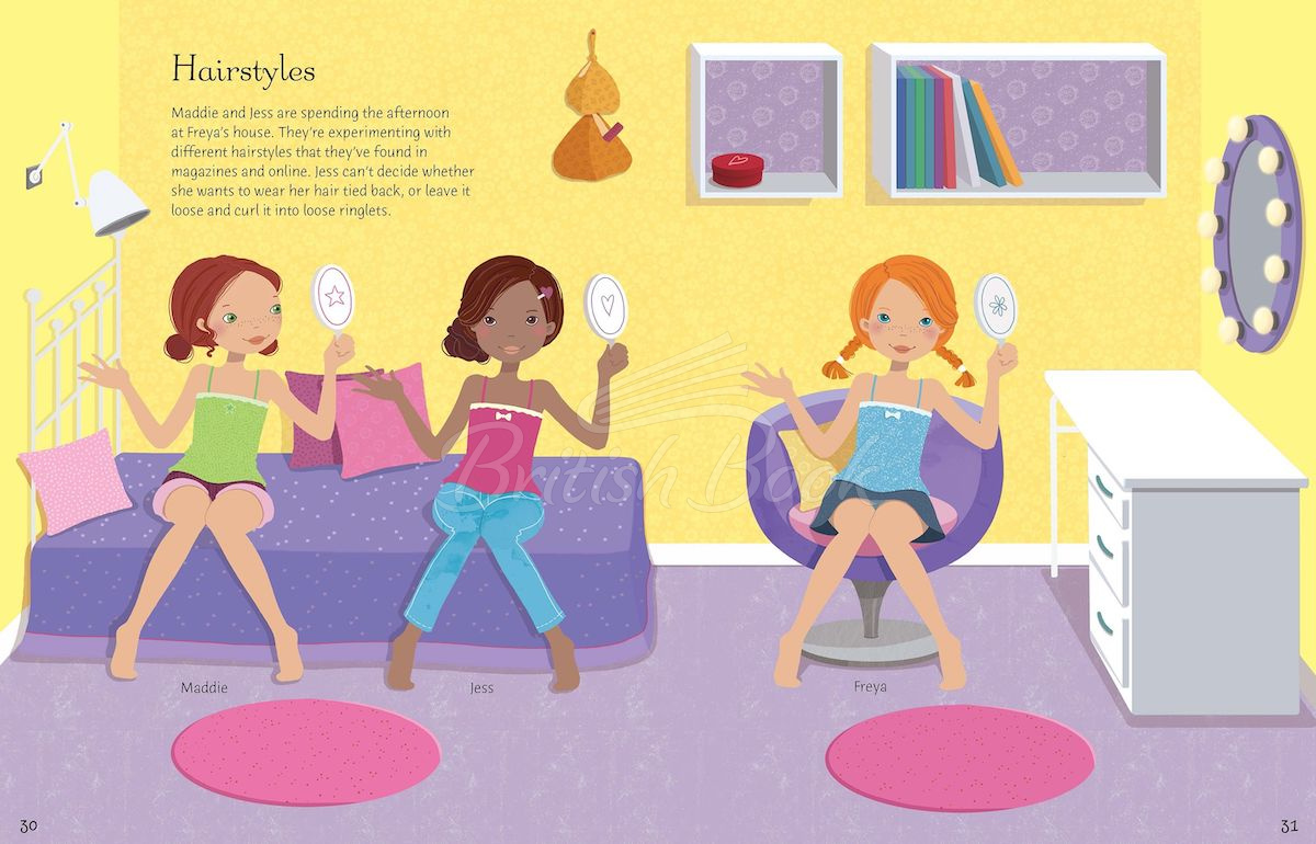 Книга Sticker Dolly Dressing: Best Friends & School Prom зображення 2