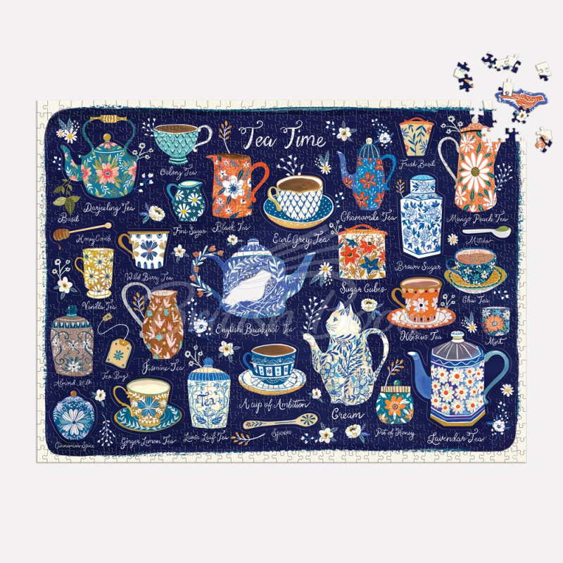 Пазл Tea Time 1000 Piece Puzzle with Shaped Pieces зображення 3