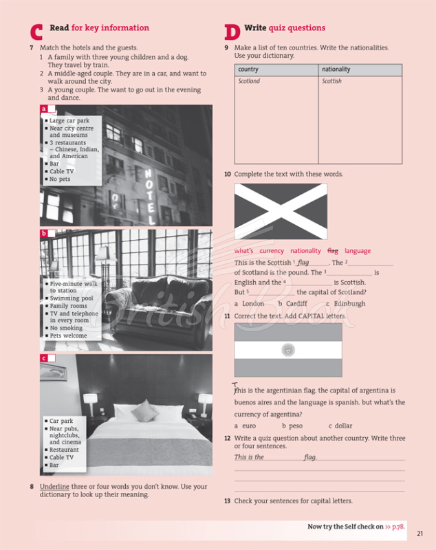 Рабочая тетрадь English Result Elementary Workbook with answer key booklet and MultiROM изображение 6