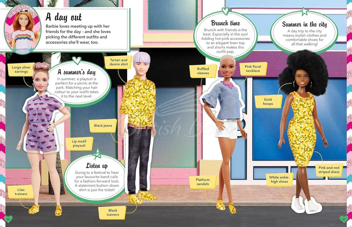 Книга Barbie Dress Up Ultimate Sticker Collection изображение 6