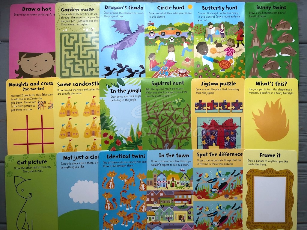 Картки з маркером 100 Things for Little Children to Do on a Journey Cards зображення 4
