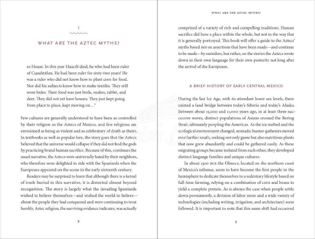 Книга The Aztec Myths: A Guide to the Ancient Stories and Legends изображение 2