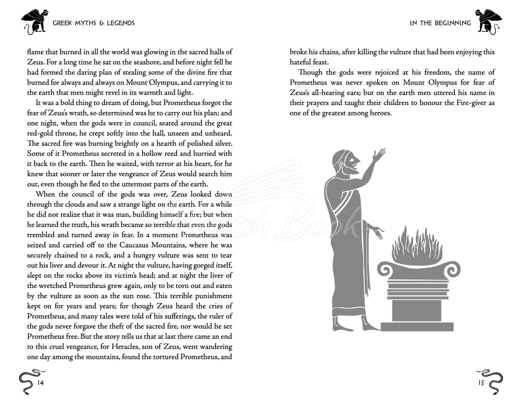 Книга Greek Myths and Legends зображення 2