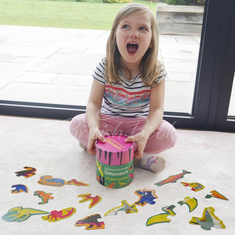 Пазл Creature Features: Dinosaurs (10 Pair Puzzles) зображення 2