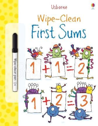 Книга Wipe-Clean First Sums зображення