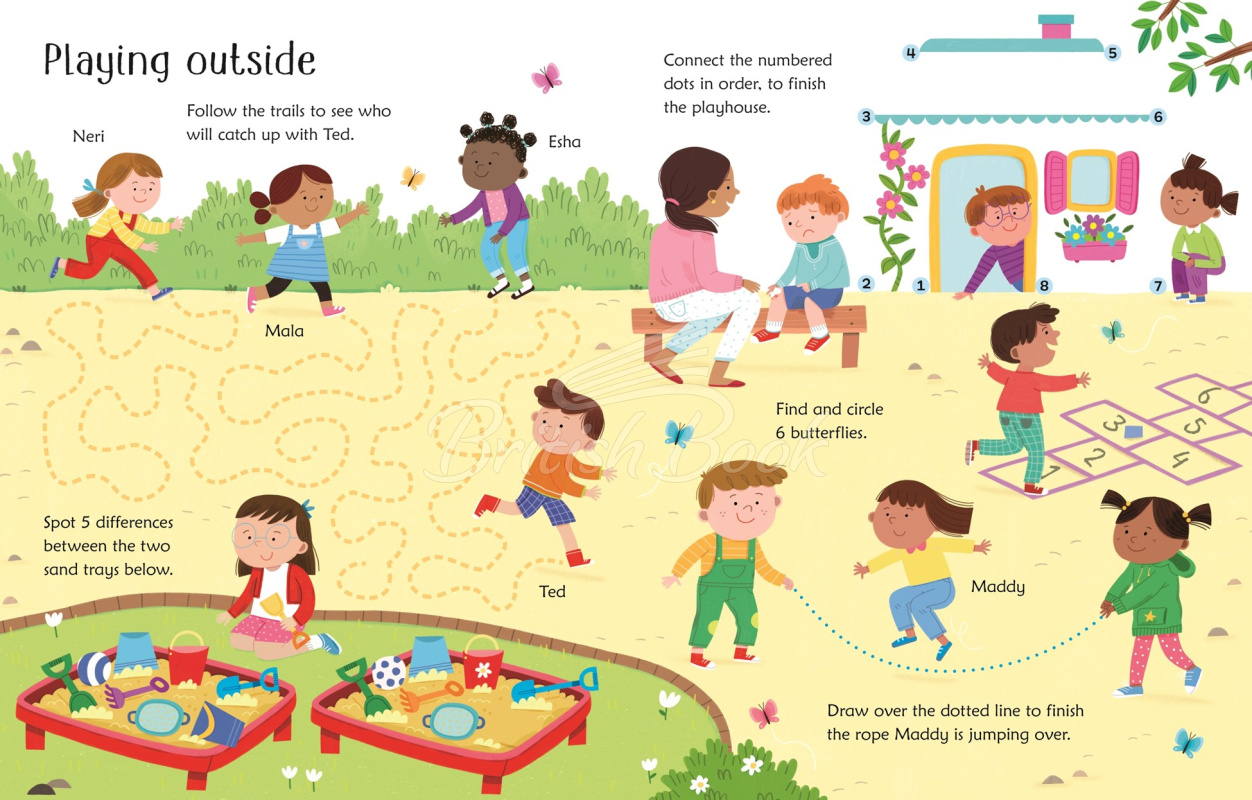 Книга Wipe-Clean Starting School Activities зображення 2