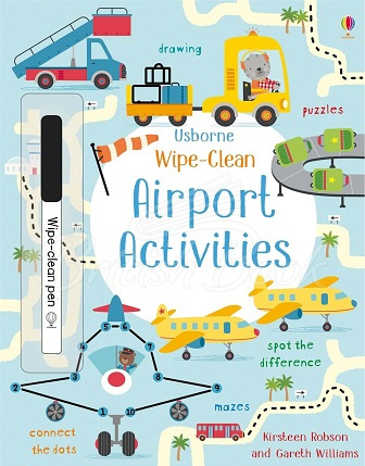 Книга Wipe-Clean Airport Activities зображення